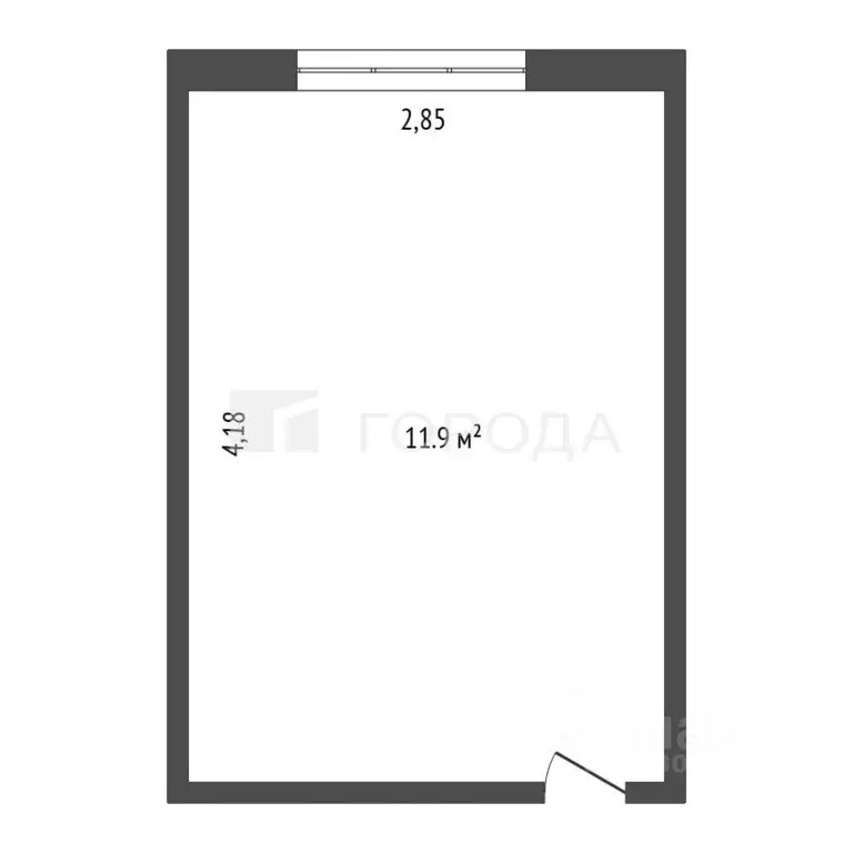 Комната Кемеровская область, Новокузнецк просп. Архитекторов, 5 (11.9 ... - Фото 2
