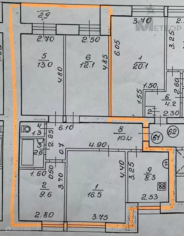 Продаётся 4-к квартира, 77 м - Фото 1