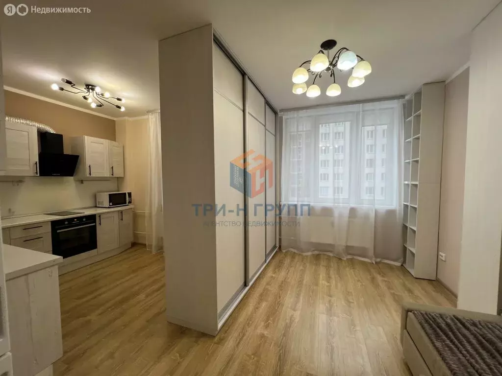 Квартира-студия: Санкт-Петербург, проспект Маршала Блюхера, 9к1 (30.7 ... - Фото 1