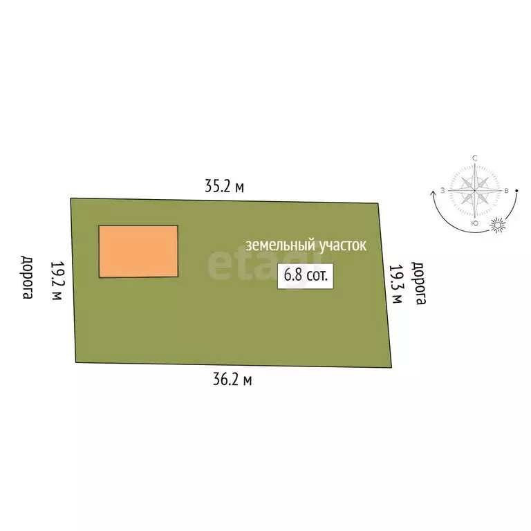 Участок в Тюмень, КП Грин парк (7 м) - Фото 1