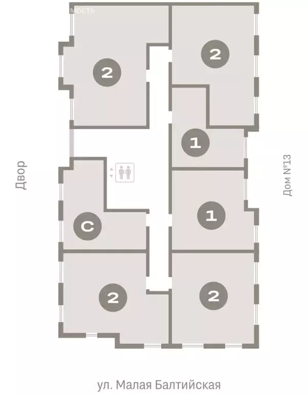 Квартира-студия: Новоселье, ЖК Брусника (27.99 м) - Фото 2