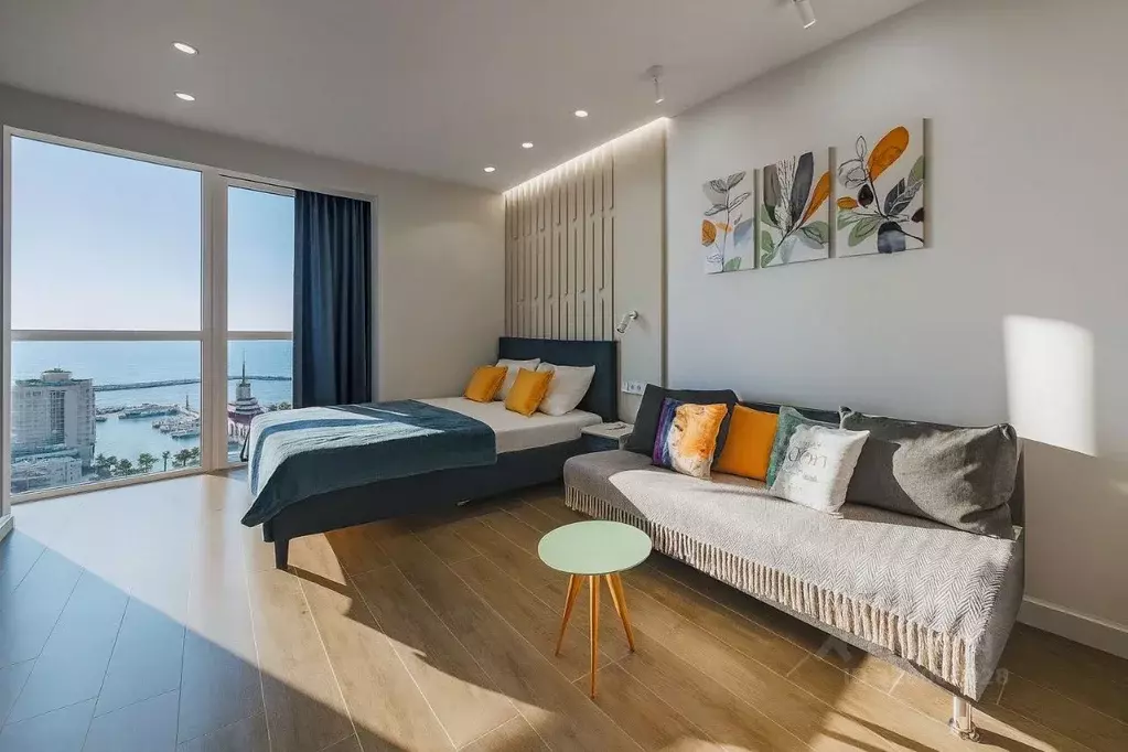 Студия Краснодарский край, Сочи Центральный мкр, ул. Войкова, 21 (37.0 ... - Фото 1