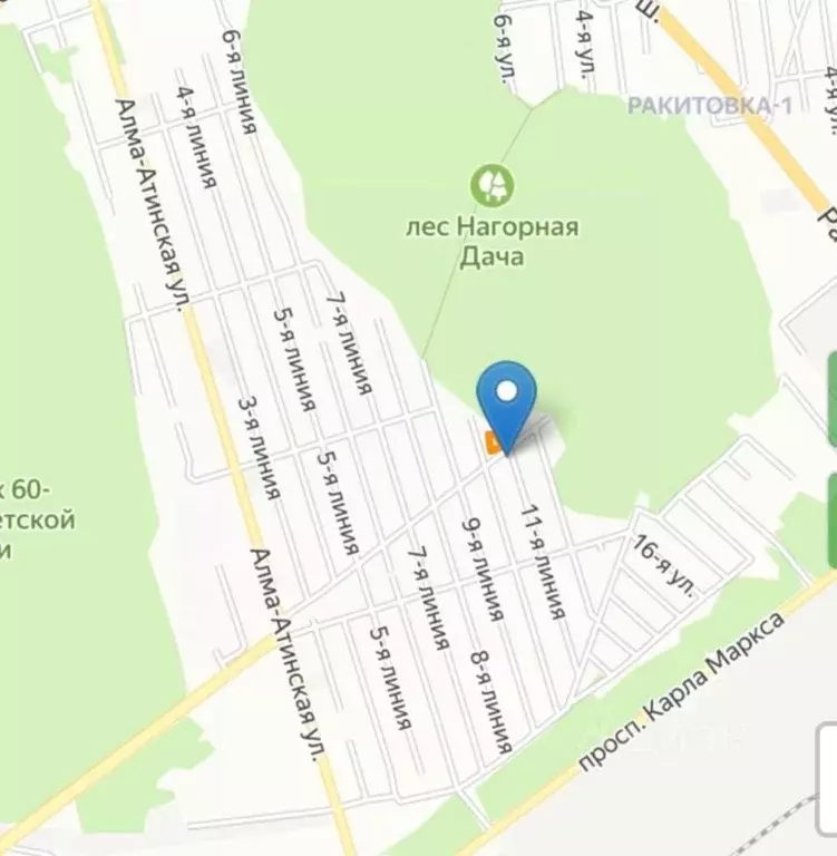 Участок в Самарская область, Самара Ясная Поляна СТ, 11-я линия (9.0 ... - Фото 2