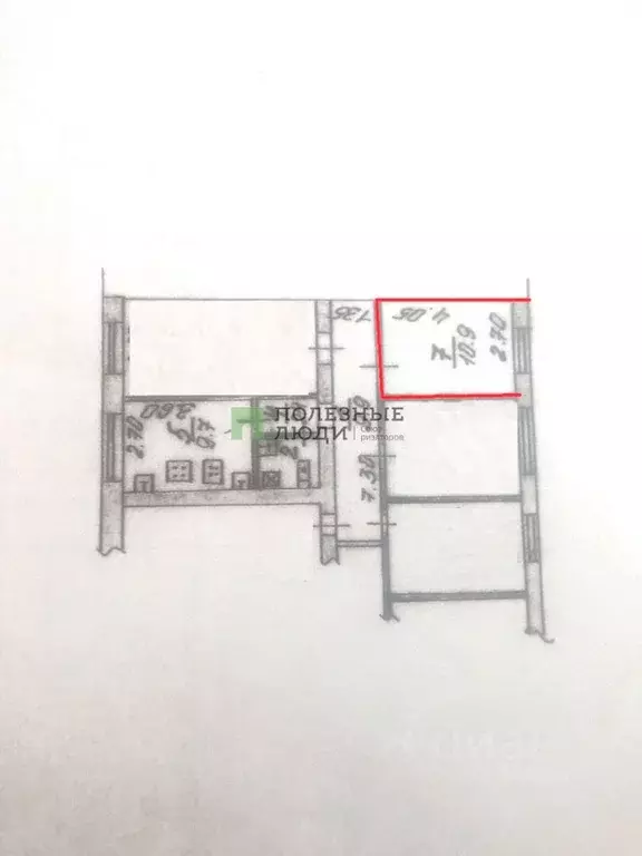 Комната Орловская область, Орел ул. Садовского, 5 (10.9 м) - Фото 1