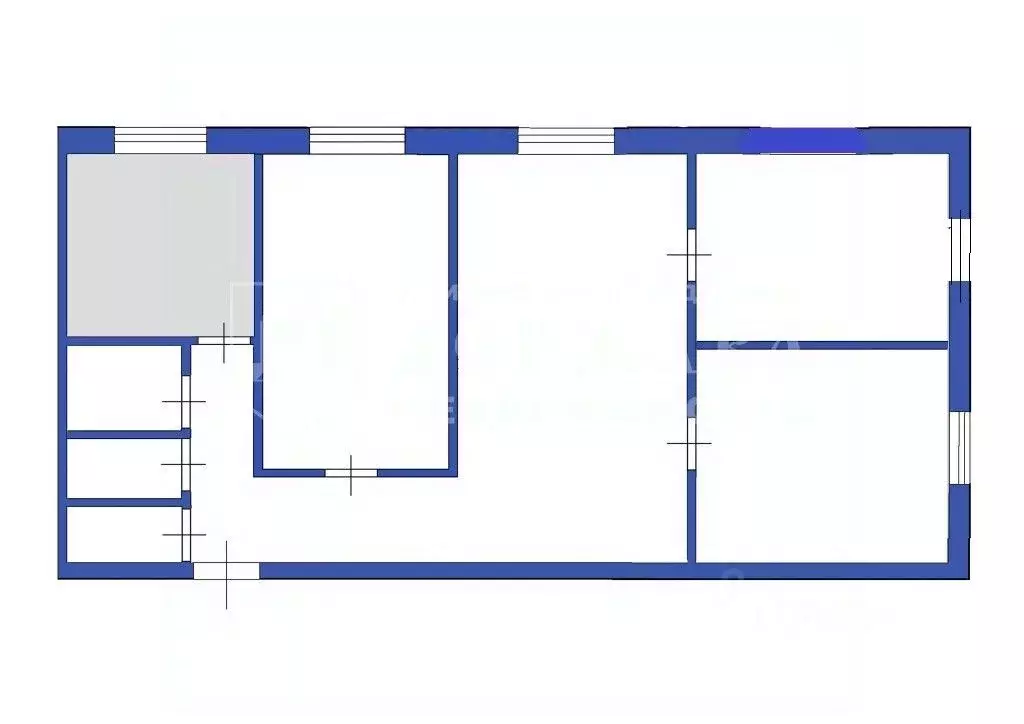 4-к кв. Кемеровская область, Ленинск-Кузнецкий просп. Ленина, 63/2 ... - Фото 2