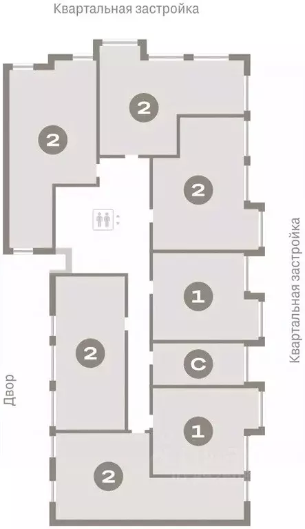 1-к кв. Тюменская область, Тюмень Мысовская ул., 26к1 (47.51 м) - Фото 1