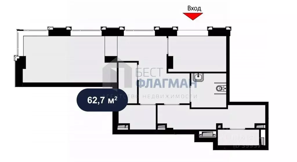 Торговая площадь в Москва Отрадная ул., 4А (63 м) - Фото 2