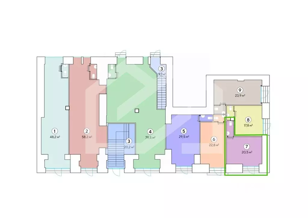 Помещение свободного назначения в Москва 1-я Тверская-Ямская ул., 11 ... - Фото 2