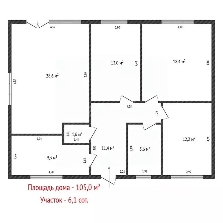 Дом в Свердловская область, Полевской муниципальный округ, с. ... - Фото 2