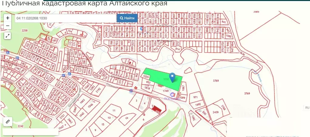 Участок в Алтай, Горно-Алтайск Сосновая ул., 41/1 (151.13 сот.) - Фото 0