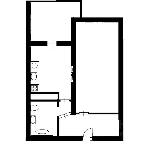 1-к кв. Краснодарский край, Сочи Мамайка мкр, ул. Крымская, 89 (30.0 ... - Фото 2