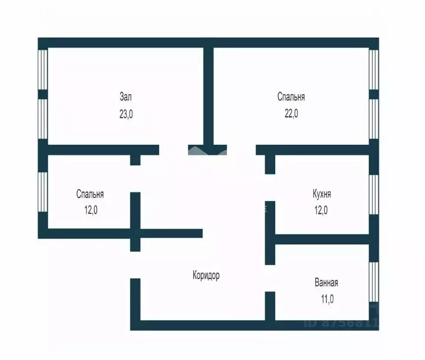 3-к кв. Алтайский край, Михайловский район, Малиновое Озеро рп ... - Фото 2