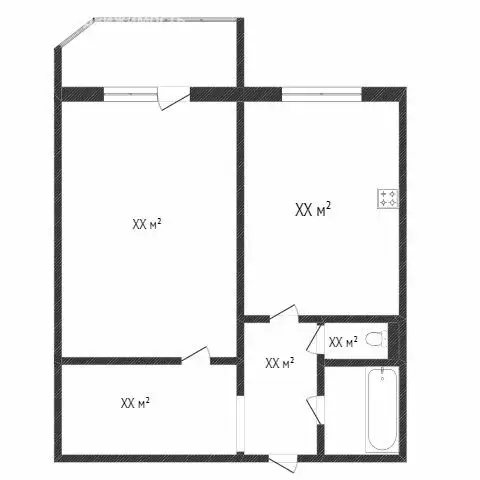 1-комнатная квартира: Тюмень, Широтная улица, 108к3 (45 м) - Фото 1