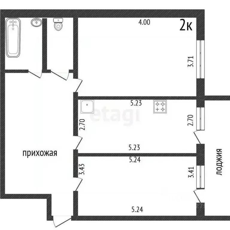 3-к кв. Белгородская область, Белгород ул. Горького, 52б (79.3 м) - Фото 2