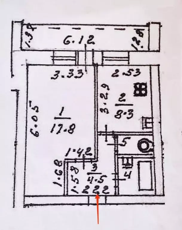 1-к кв. Кировская область, Киров Северная Набережная ул., 13 (34.8 м) - Фото 2