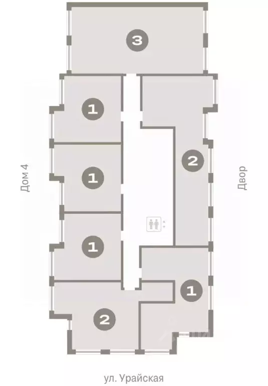 2-к кв. Тюменская область, Тюмень ул. Муравленко, 9к3 (70.71 м) - Фото 1