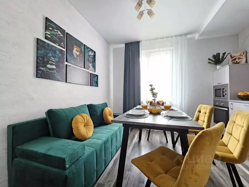 1-к кв. Вологодская область, Череповец просп. Луначарского, 55 (37.0 ... - Фото 1