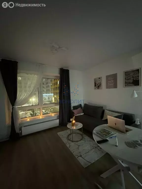 Квартира-студия: посёлок Ильинское-Усово, Заповедная улица, 13 (23.3 ... - Фото 2