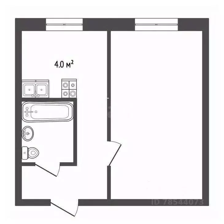 1-к кв. Оренбургская область, Оренбург ул. Котова, 99 (28.4 м) - Фото 2
