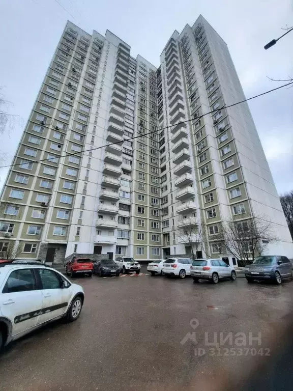 1-к кв. Москва ул. Барышиха, 25К5 (38.6 м) - Фото 0