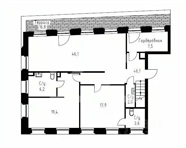 Помещение свободного назначения в Москва Пятницкая ул., 40С1 (144 м) - Фото 2