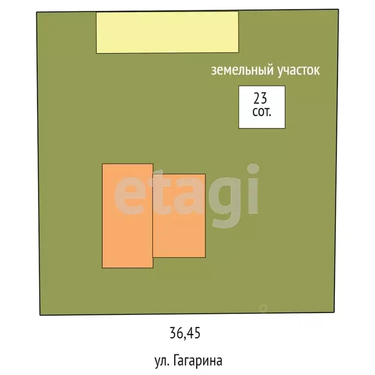 Дом в Крым, Сакский район, с. Фрунзе ул. Гагарина (217 м) - Фото 2