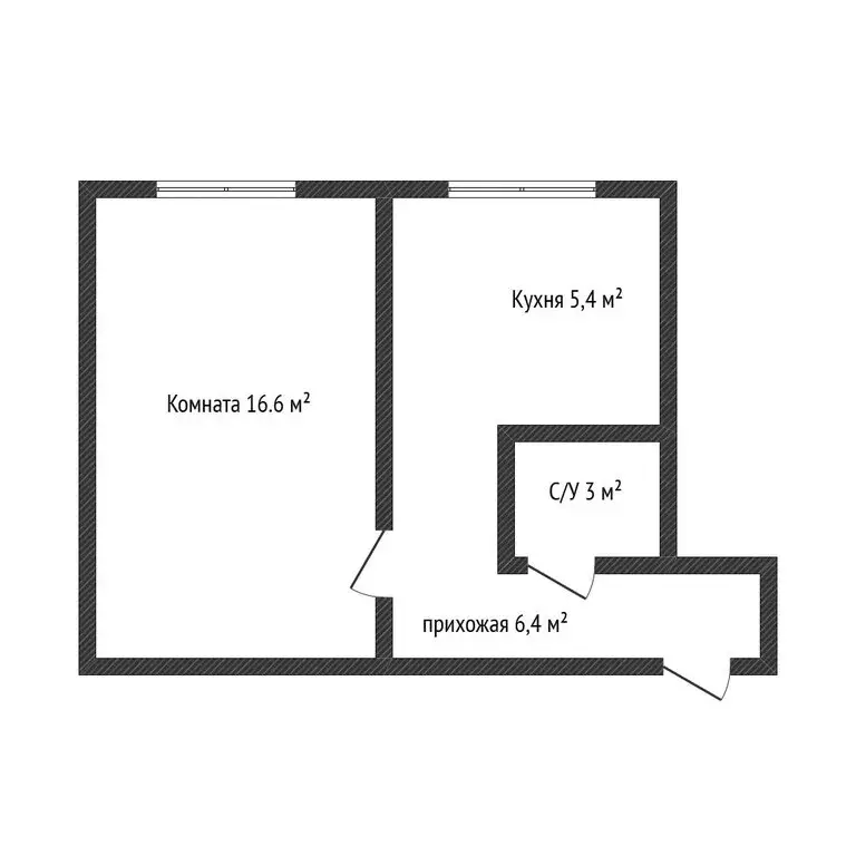 1-комнатная квартира: Новороссийск, улица Советов, 22 (31.4 м) - Фото 2