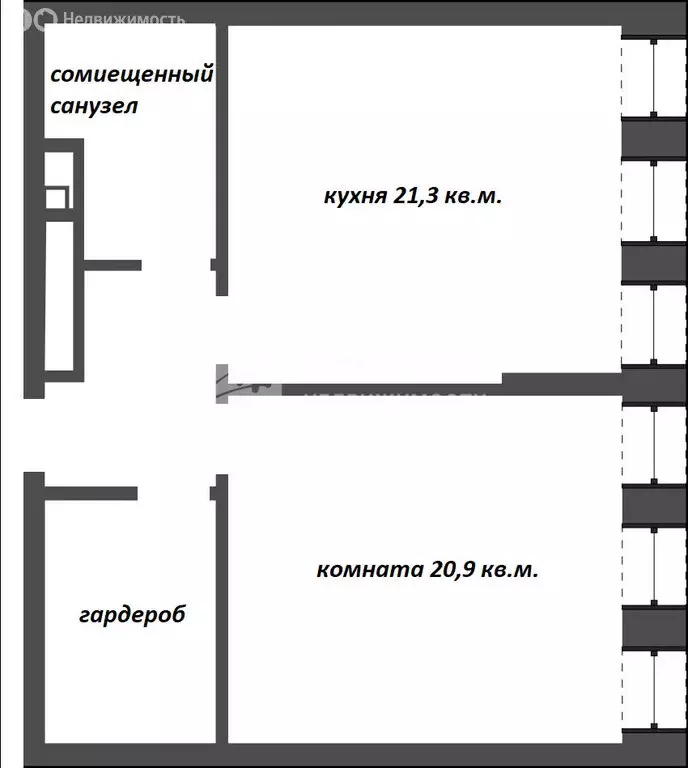 1-комнатная квартира: Москва, улица Светланова, 11к2 (59.2 м) - Фото 1
