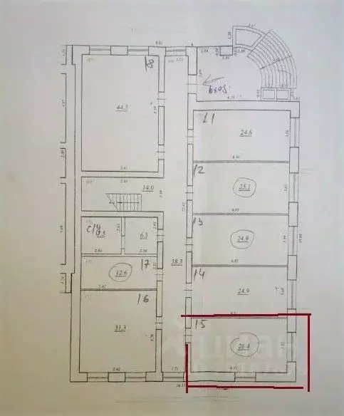 Офис в Самарская область, Самара пер. Юрия Павлова, 7а (26 м) - Фото 2