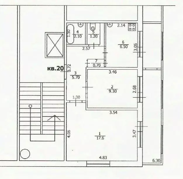 2-к кв. Краснодарский край, Туапсе Звездная ул., 33 (43.1 м) - Фото 2