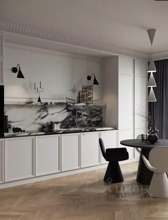 3-к кв. Москва ул. Малая Дмитровка, 18Б (88.0 м) - Фото 1
