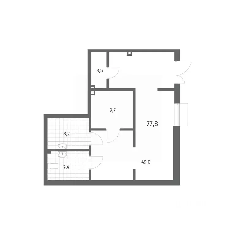 Помещение свободного назначения в Санкт-Петербург ул. Шкиперский ... - Фото 2