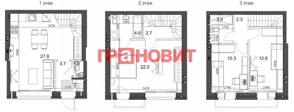 Квартира, 4 комнаты, 92.3 м - Фото 1