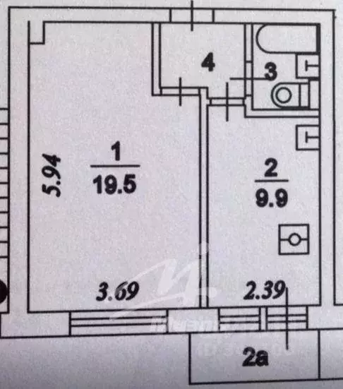 1-к кв. Москва Туристская ул., 13К1 (32.4 м) - Фото 2