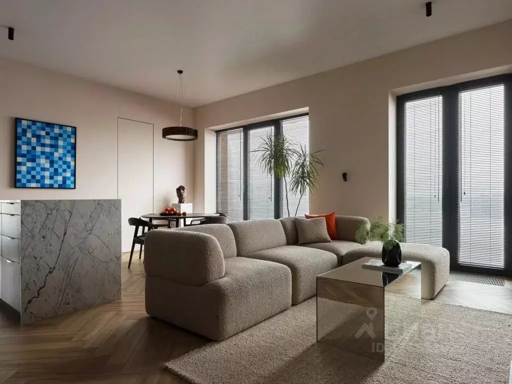 2-к кв. Санкт-Петербург наб. Макарова, 58 (80.0 м) - Фото 1