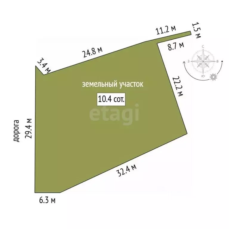 Участок в Татарстан, Тукаевский район, Малошильнинское с/пос, д. ... - Фото 1