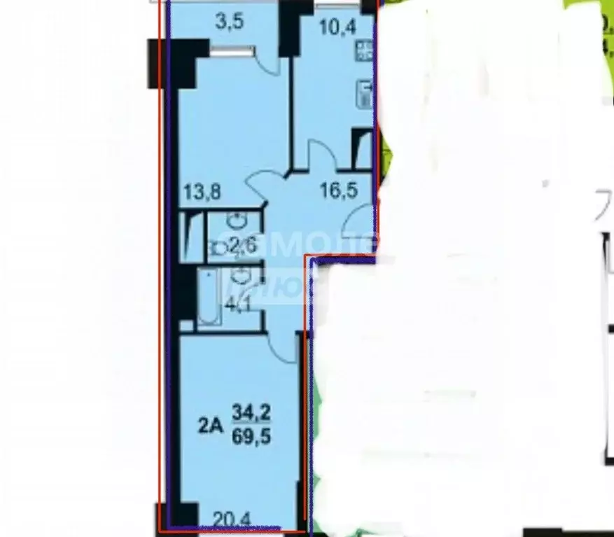 2-к кв. Московская область, Сергиев Посад ул. 1-й Ударной Армии, 95 ... - Фото 2