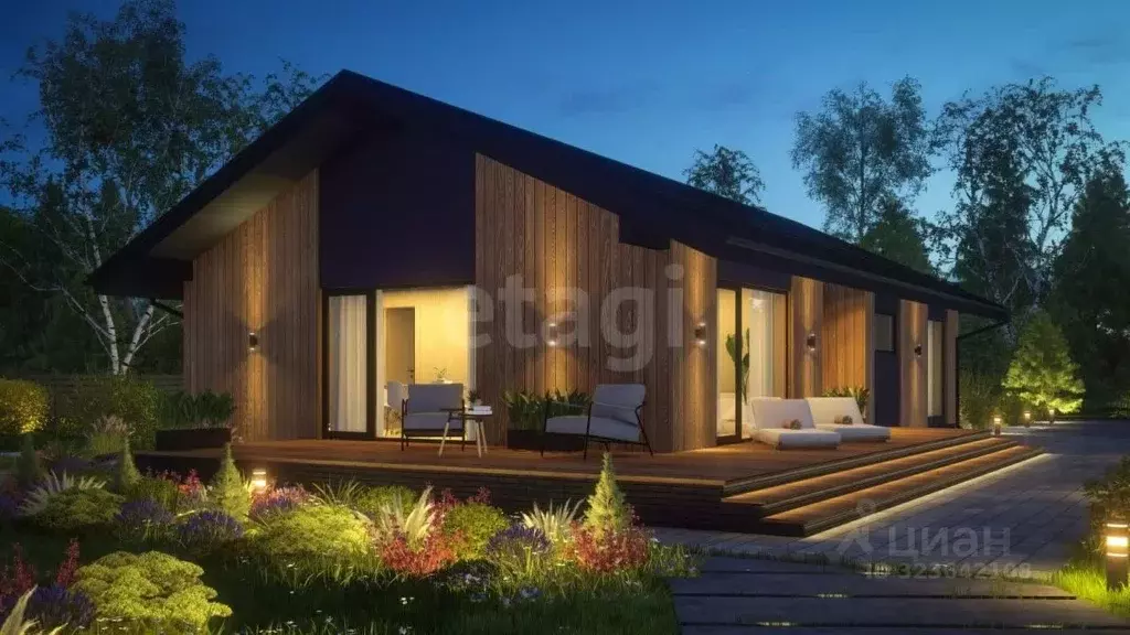 Дом в Омская область, Омский район, Пушкинское с/пос, д. Ракитинка, ... - Фото 1