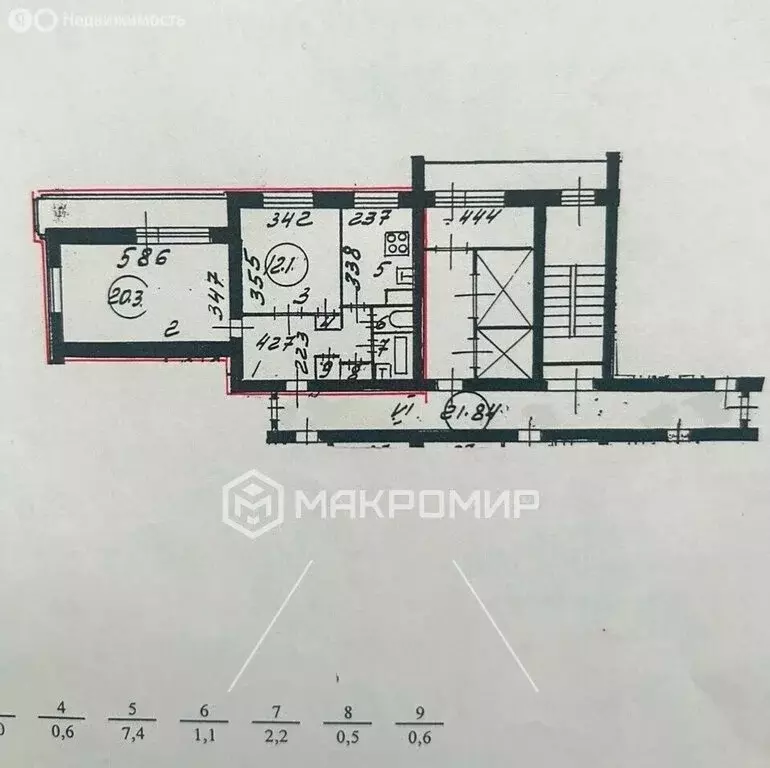 2-комнатная квартира: Санкт-Петербург, улица Жака Дюкло, 14 (52.8 м) - Фото 2