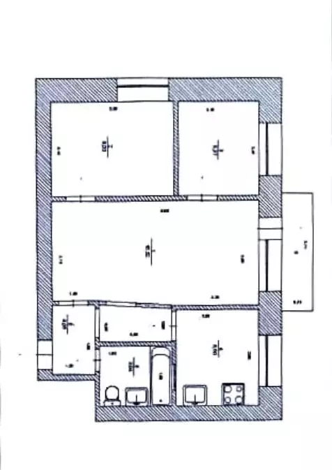 3-к кв. Ульяновская область, Ульяновск проезд Полбина, 18 (41.3 м) - Фото 1