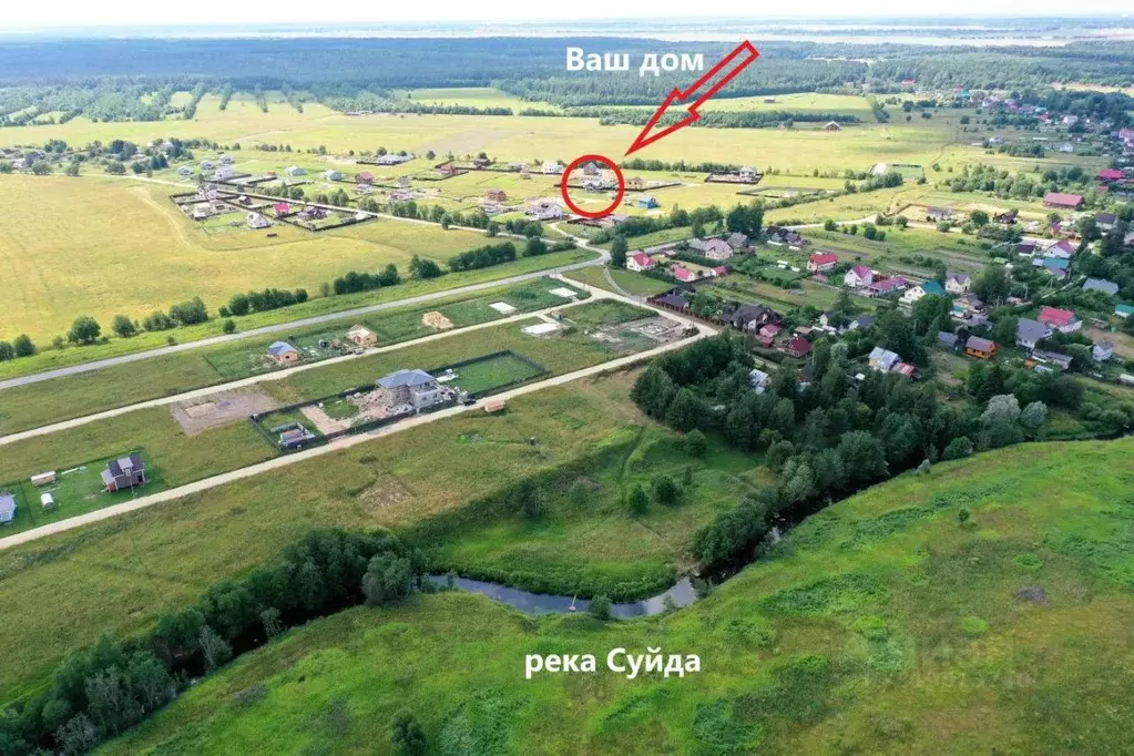 Дом в Ленинградская область, Гатчинский район, д. Заборье 42 (139 м) - Фото 0