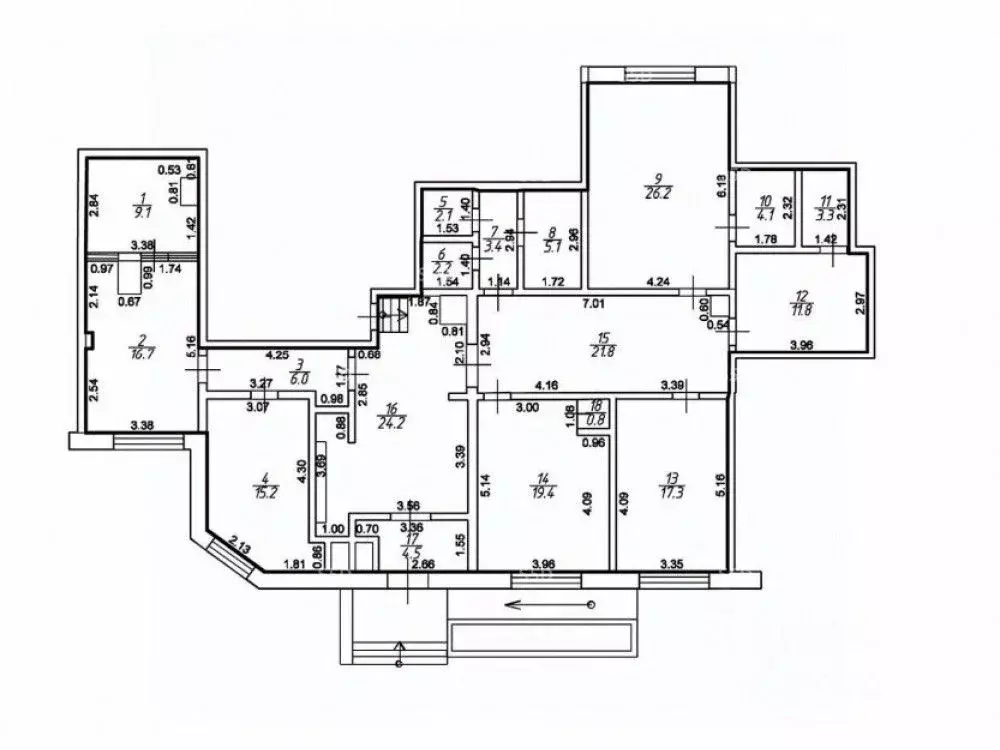 Торговая площадь в Москва ул. Дмитрия Ульянова, 6к1 (193 м) - Фото 2