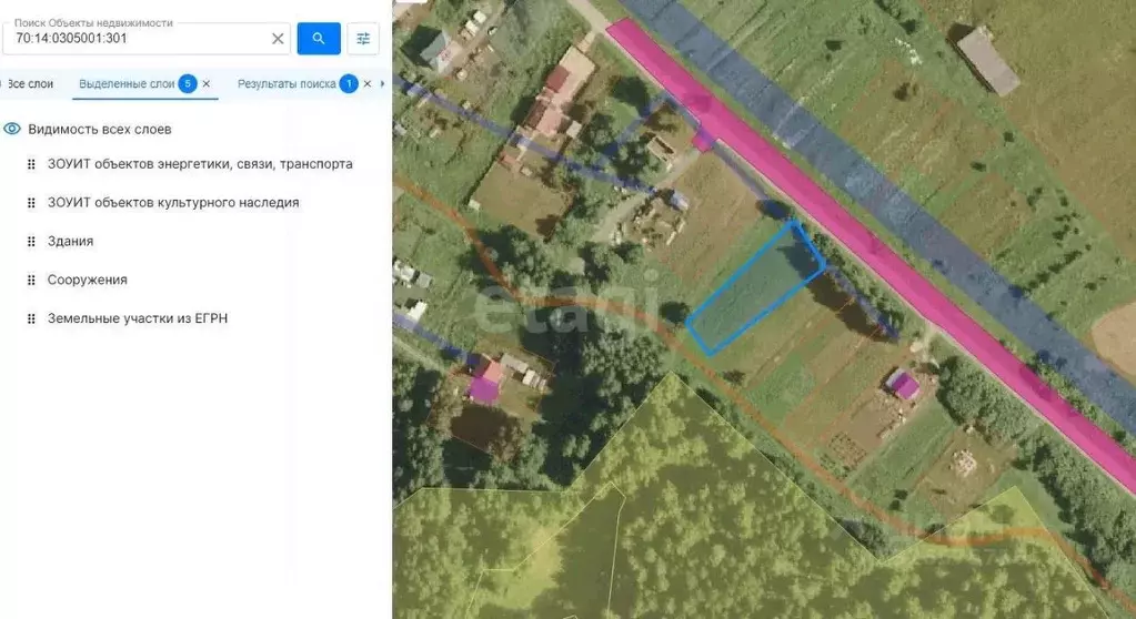 Участок в Томская область, Томский район, Богашевское с/пос, д. ... - Фото 2