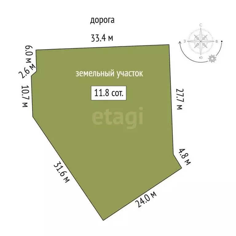 Участок в Крым, Раздольненский район, Славновское с/пос, с. Котовское  ... - Фото 2