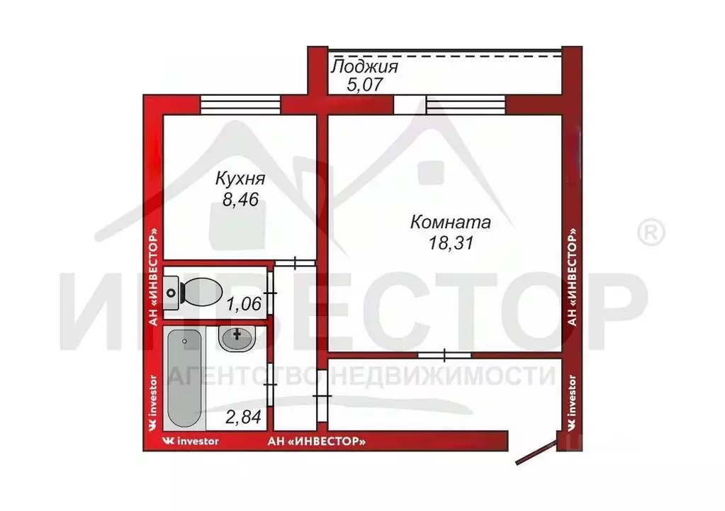 1-к кв. Челябинская область, Челябинск ул. Конструктора Духова, 29 ... - Фото 2