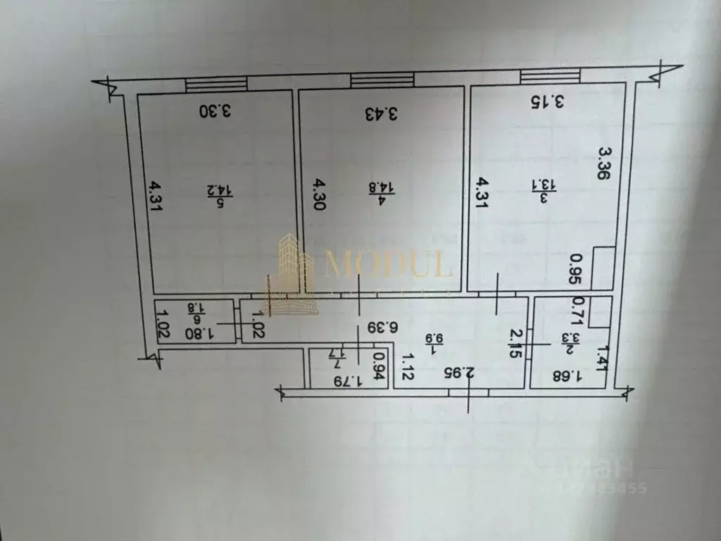 2-к кв. Татарстан, Пестречинский район, Богородское с/пос, д. Куюки, ... - Фото 2