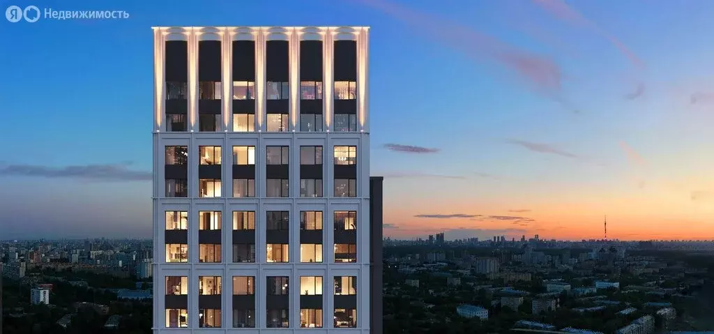 Квартира-студия: Москва, Открытое шоссе, вл9 (24.7 м) - Фото 1