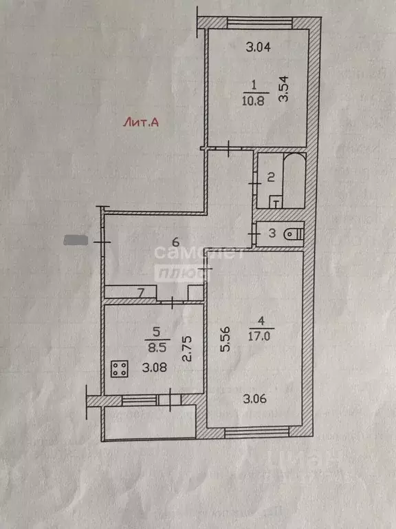 2-к кв. Чувашия, Новочебоксарск ул. Винокурова, 75 (52.6 м) - Фото 2