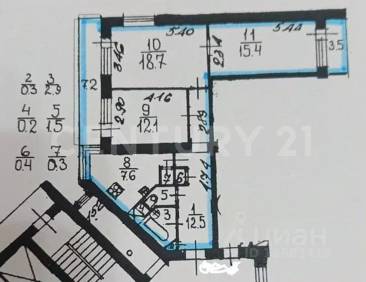 3-к кв. Санкт-Петербург просп. Стачек, 83 (71.9 м) - Фото 2