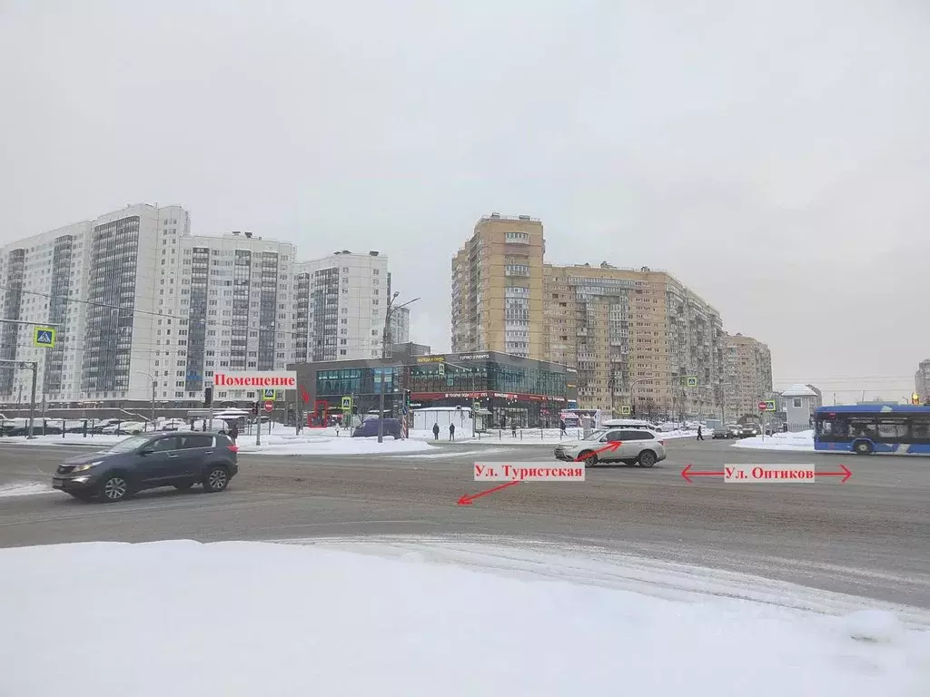 Помещение свободного назначения в Санкт-Петербург Туристская ул., 26с1 ... - Фото 2